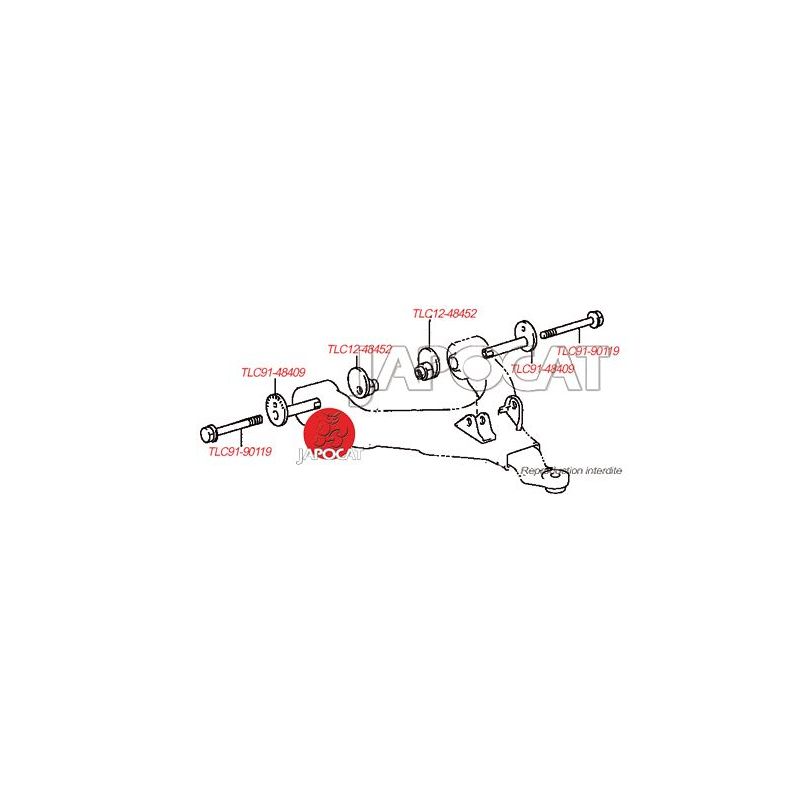 BOULON TRIANGLE INF J9 ORIGINE