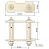 JUMELLE de LAMES de Suspension