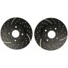 BRAKE DISC (Front, Pair, Dimpled & Slotted) (EBC)